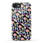 Pastel Rainbow Mushrooms Pattern Phone Case