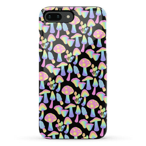 Pastel Rainbow Mushrooms Pattern Phone Case
