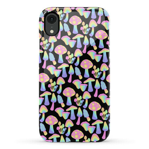 Pastel Rainbow Mushrooms Pattern Phone Case