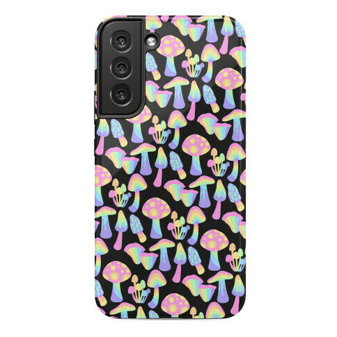 Pastel Rainbow Mushrooms Pattern Phone Case
