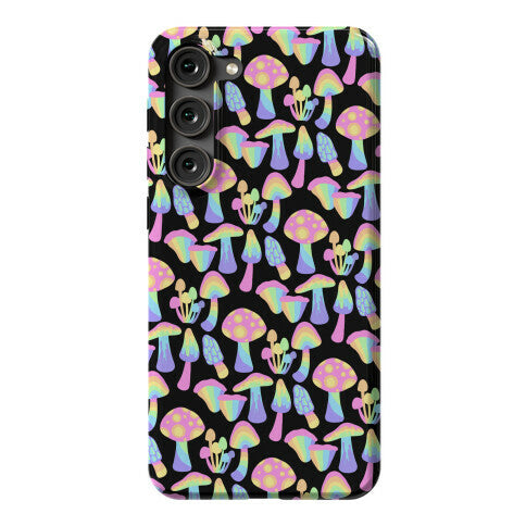 Pastel Rainbow Mushrooms Pattern Phone Case