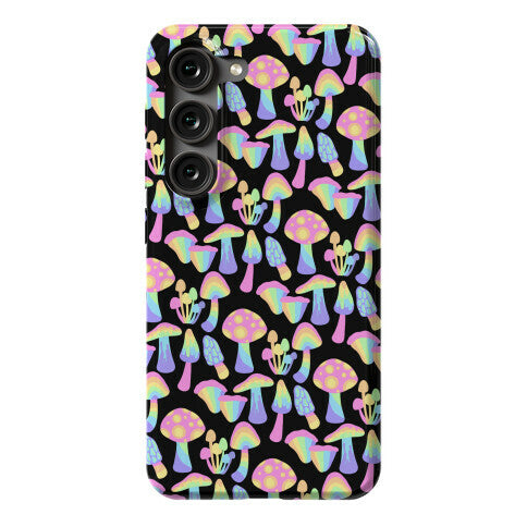 Pastel Rainbow Mushrooms Pattern Phone Case