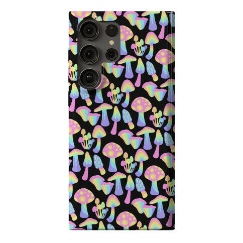 Pastel Rainbow Mushrooms Pattern Phone Case