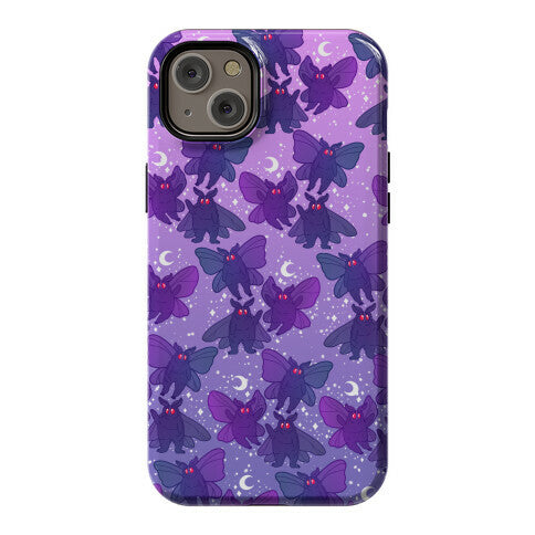 Chubby Mothman Nighttime Pattern Phone Case