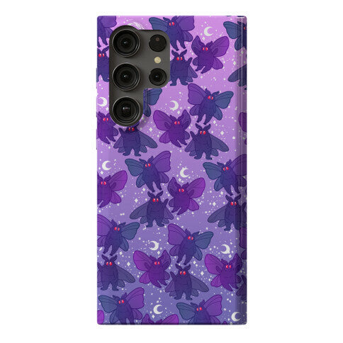 Chubby Mothman Nighttime Pattern Phone Case