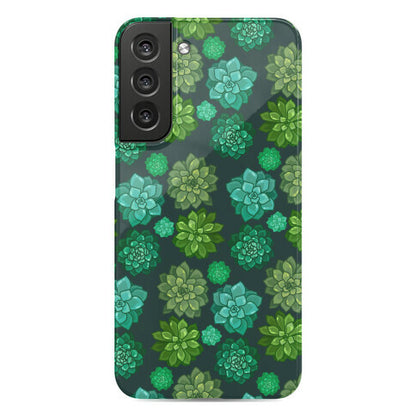 Green Succulent Pattern Phone Case