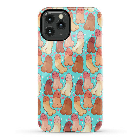 Kawaii Penises Pattern Phone Case