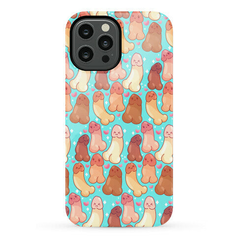 Kawaii Penises Pattern Phone Case