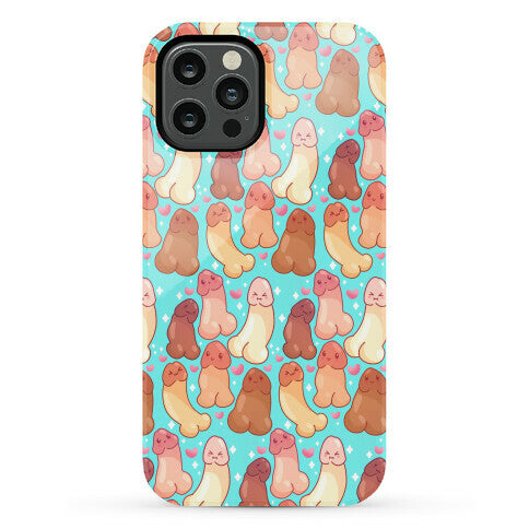 Kawaii Penises Pattern Phone Case