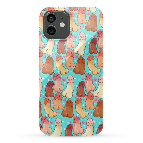 Kawaii Penises Pattern Phone Case
