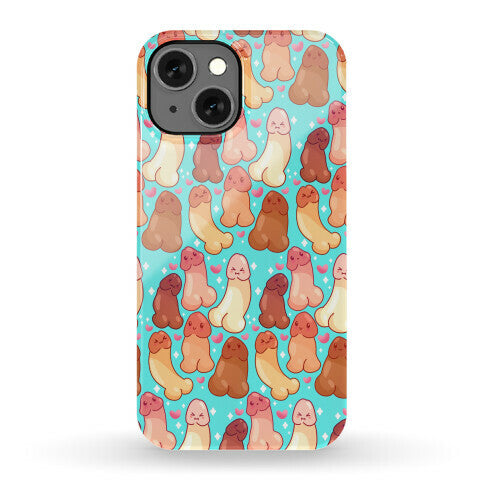 Kawaii Penises Pattern Phone Case