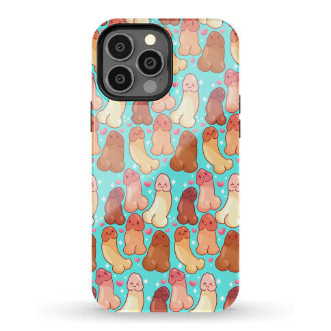 Kawaii Penises Pattern Phone Case