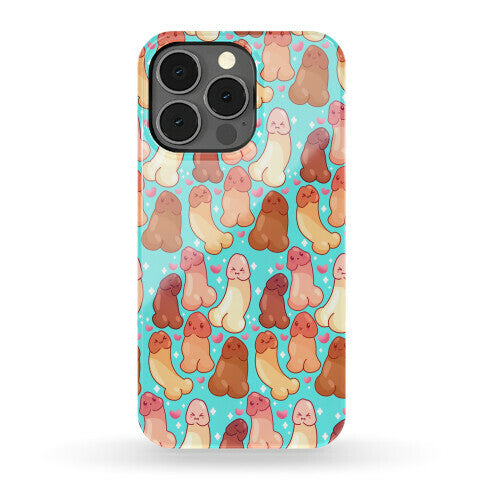 Kawaii Penises Pattern Phone Case