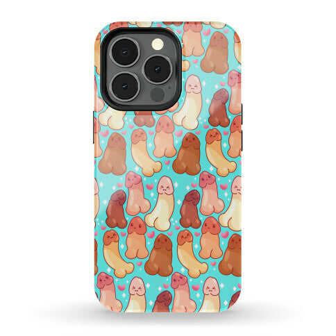 Kawaii Penises Pattern Phone Case