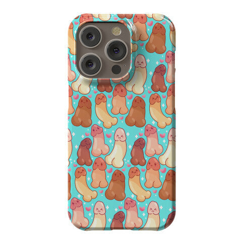 Kawaii Penises Pattern Phone Case