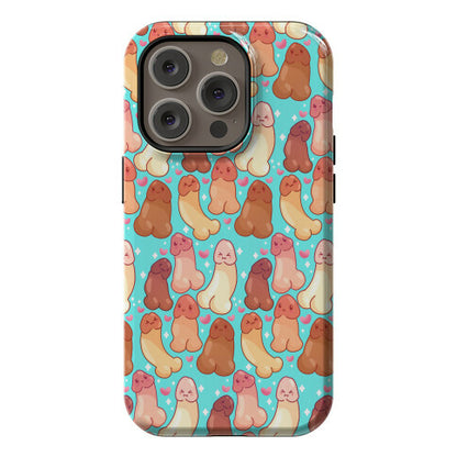 Kawaii Penises Pattern Phone Case