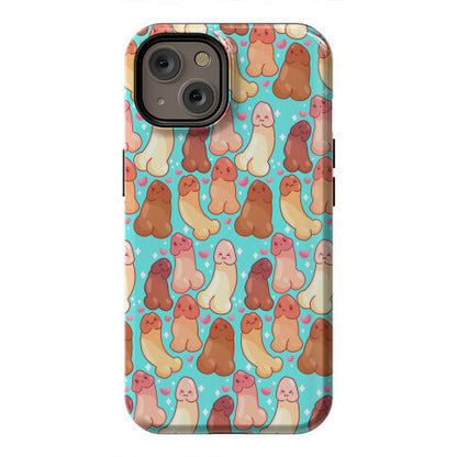 Kawaii Penises Pattern Phone Case