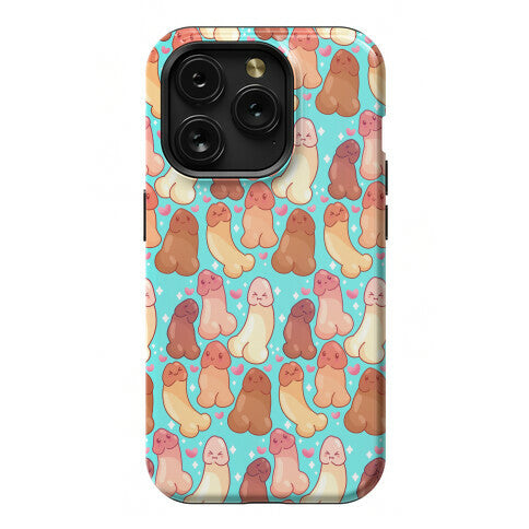 Kawaii Penises Pattern Phone Case