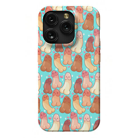 Kawaii Penises Pattern Phone Case