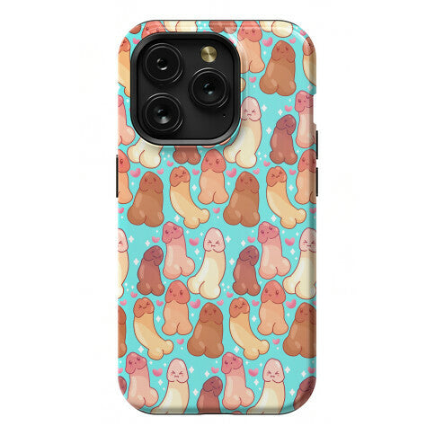 Kawaii Penises Pattern Phone Case