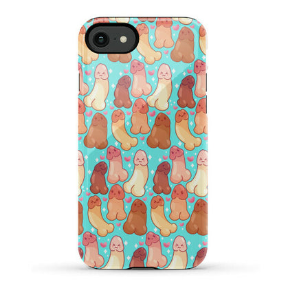 Kawaii Penises Pattern Phone Case