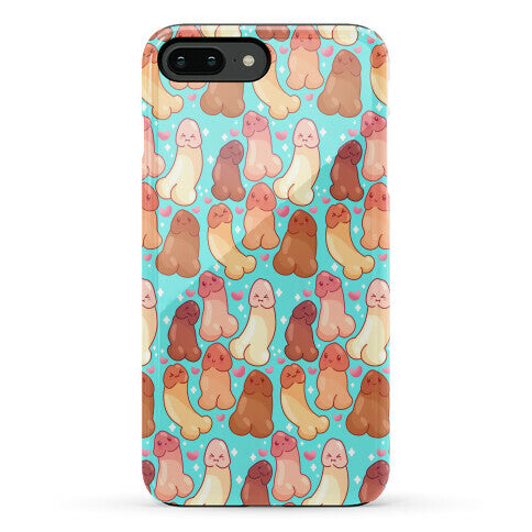 Kawaii Penises Pattern Phone Case