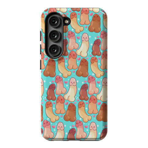 Kawaii Penises Pattern Phone Case