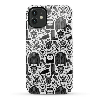 Leather Daddy Pattern Phone Case