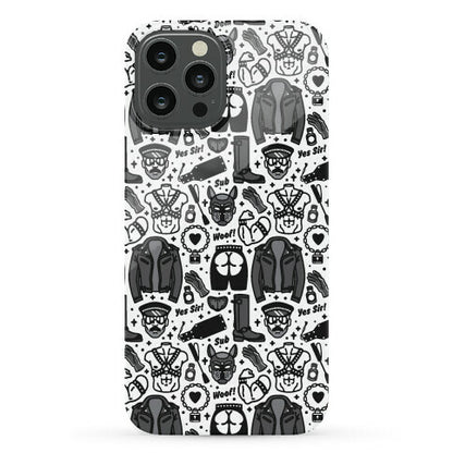 Leather Daddy Pattern Phone Case
