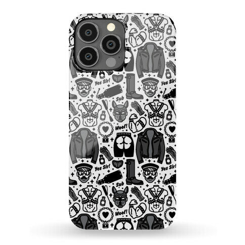 Leather Daddy Pattern Phone Case