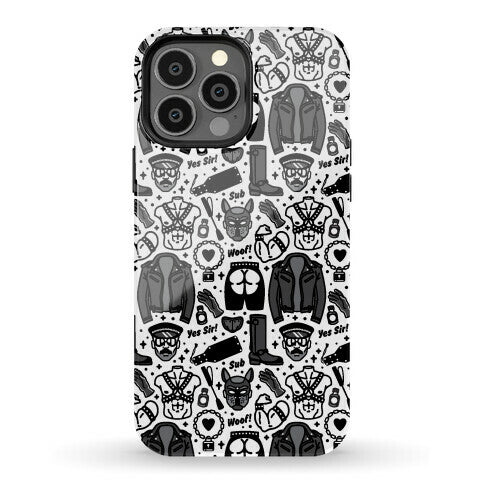 Leather Daddy Pattern Phone Case