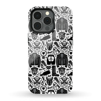 Leather Daddy Pattern Phone Case