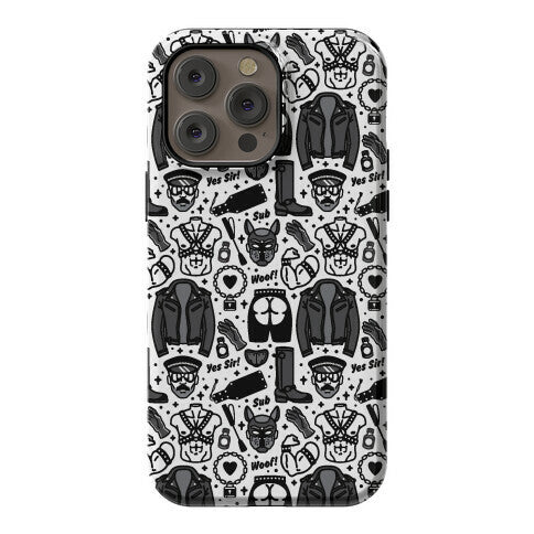 Leather Daddy Pattern Phone Case