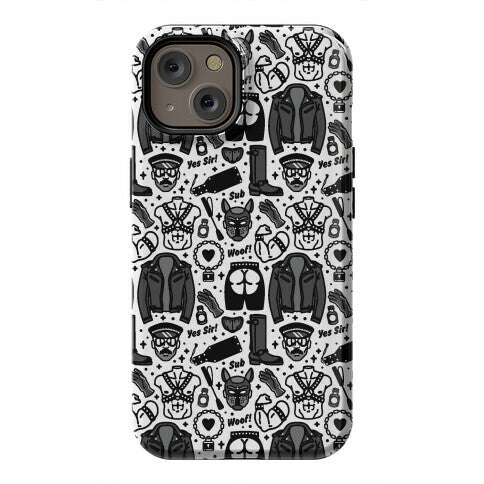 Leather Daddy Pattern Phone Case