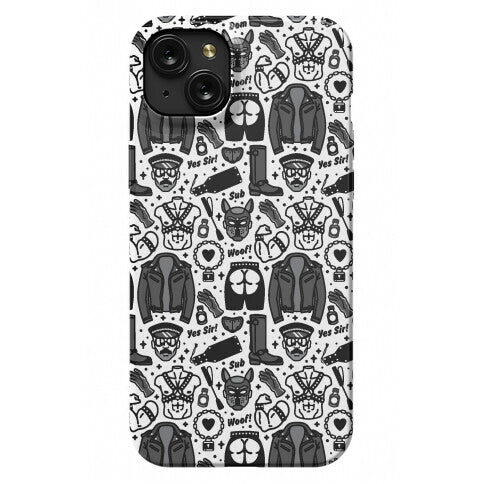 Leather Daddy Pattern Phone Case