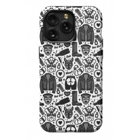 Leather Daddy Pattern Phone Case