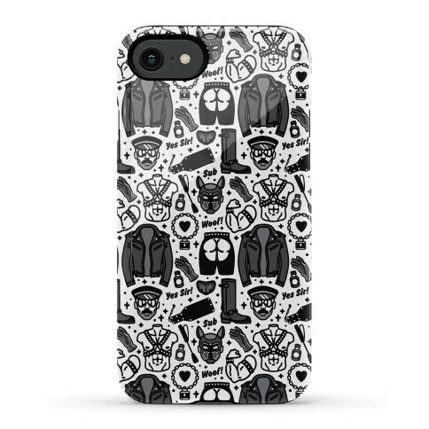Leather Daddy Pattern Phone Case