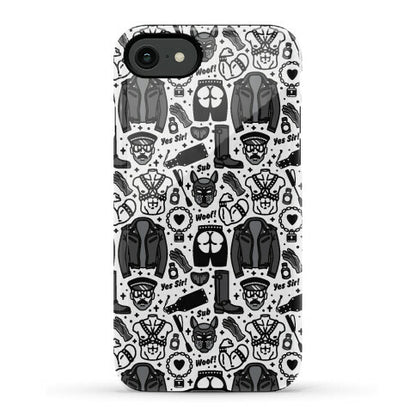 Leather Daddy Pattern Phone Case