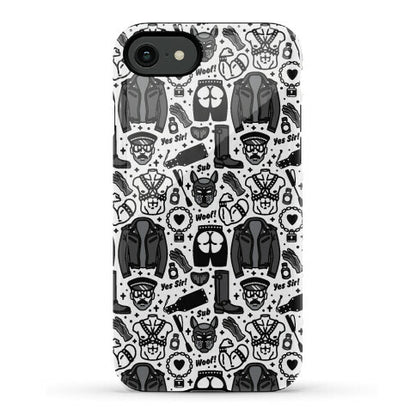 Leather Daddy Pattern Phone Case