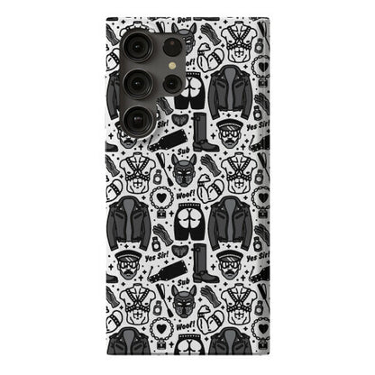 Leather Daddy Pattern Phone Case