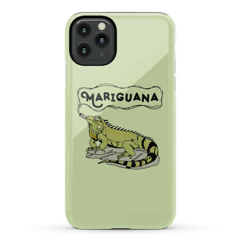 Mariguana Marijuana Iguana Phone Case