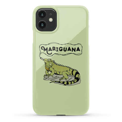 Mariguana Marijuana Iguana Phone Case