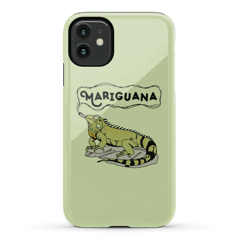 Mariguana Marijuana Iguana Phone Case