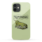 Mariguana Marijuana Iguana Phone Case