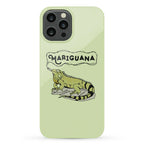 Mariguana Marijuana Iguana Phone Case