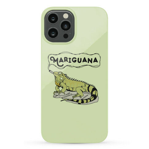 Mariguana Marijuana Iguana Phone Case