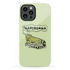 Mariguana Marijuana Iguana Phone Case