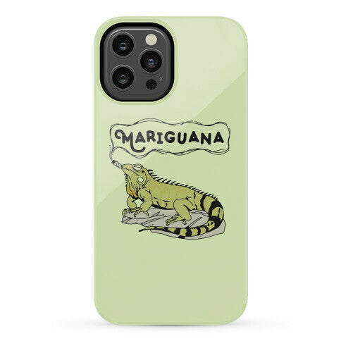 Mariguana Marijuana Iguana Phone Case