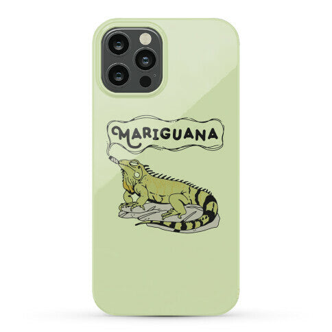 Mariguana Marijuana Iguana Phone Case