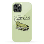 Mariguana Marijuana Iguana Phone Case